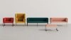 Stilt modular furniture arrangement displaying various configurations for hospitality and workspace environments