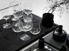 Swedish Royal stemware by Carina Seth Andersson showing elegant Tjärn collection for Skruf Glassworks