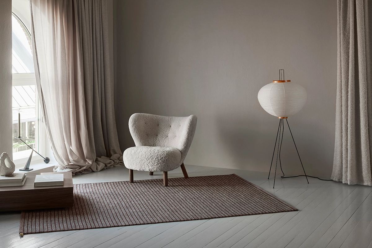 Kasthall wool rugs with classic patterns in new Scandinavian color palettes Lena Jiseborn