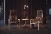 Lamino Edition 2022 armchair by Yngve Ekström for Swedese with Pierre Frey fabric in urban-inspired design