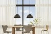 Concert light black finish four shades Jorn Utzon Fritz Hansen Sydney Opera House inspired