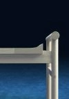 Detail of Klint bench curved seat construction highlighting Swedish woodworking quality