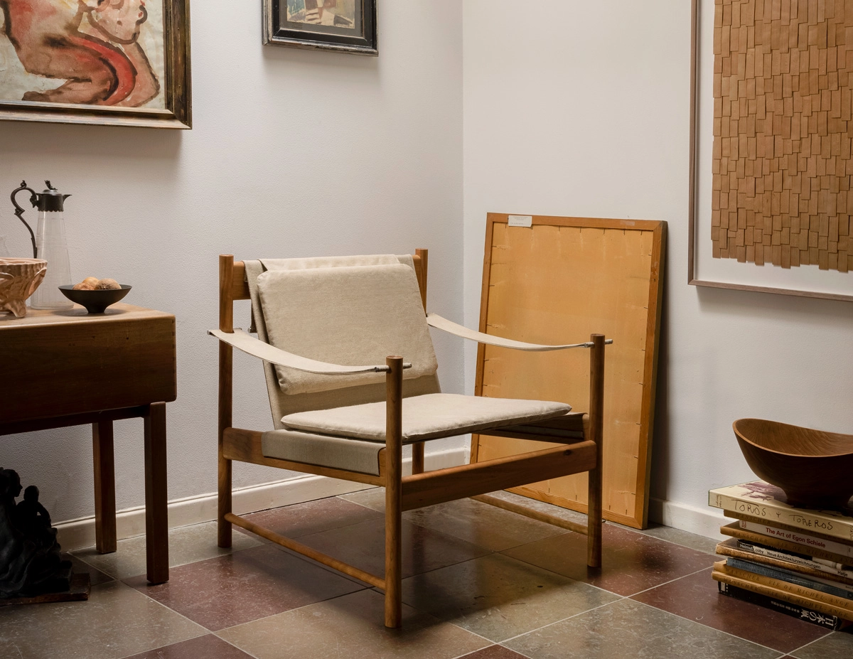 Hans Bølling HB Collection lounge chair stool coffee table Brdr Krüger American hardwood design