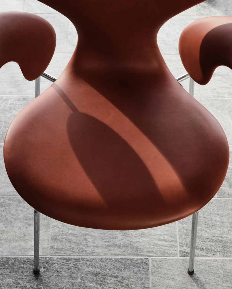 Fritz Hansen Anniversary Collection Forever New featuring iconic Egg Swan Series 7 chairs 150th celebration