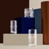 Tapio Wirkkala Niva series 1972 glassware featuring embossed pattern resembling Finnish river rapid flow design