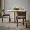 Sami Kallio Stam table family featuring sand cast iron base with solid ash top for Gemla furniture