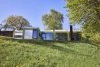 Arne Jacobsen Kubeflex summerhouse at Trapholt Museum showcasing modular Danish architecture design