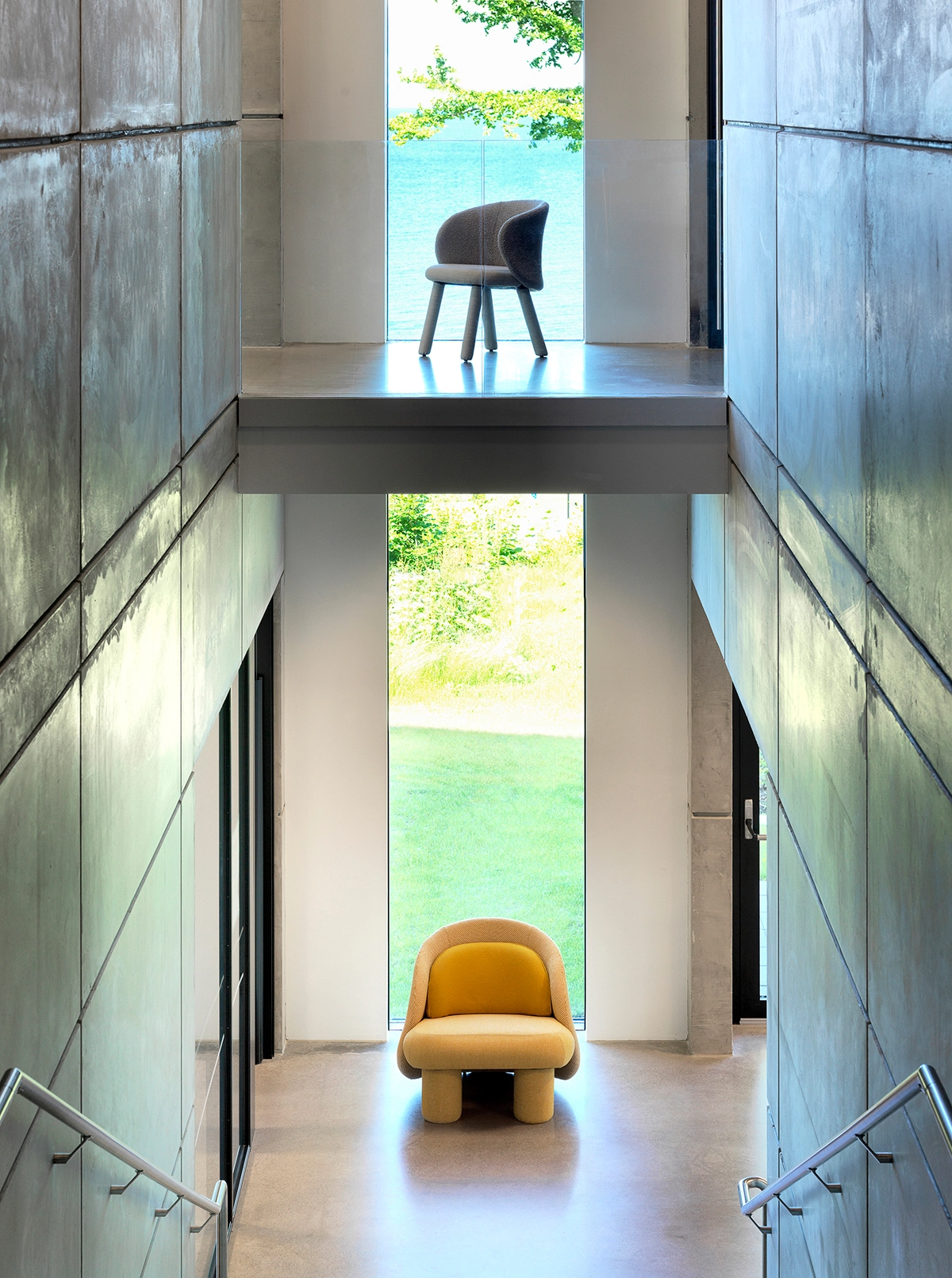 Johanson Poodle chair by Anna Herrmann and Alexander Lervik featuring rounded forms and bold design