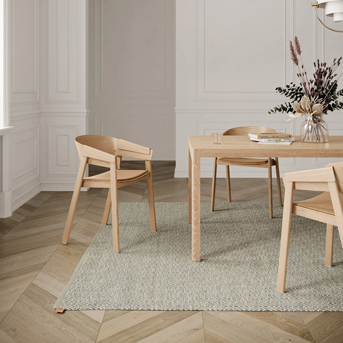 Kasthall Goose Eye XL Icon featuring four new nature-inspired colors by Gunilla Lagerhem Ullberg design