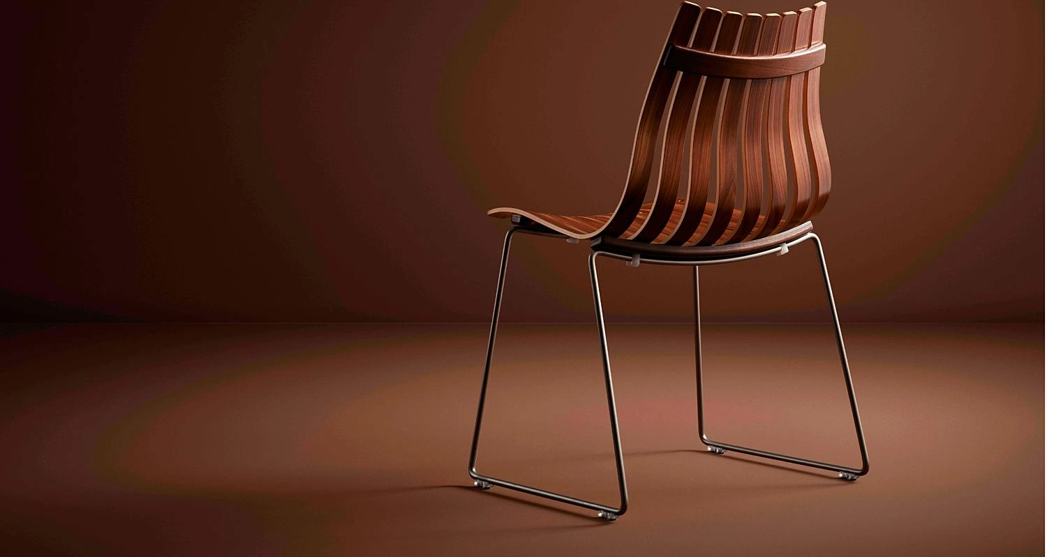 Scandia Junior chair 65th anniversary edition by Hans Brattrud in FSC certified palisander wood