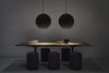 Moon lighting acoustics overview by Thomas Bernstrand for Abstracta combining illumination and sound absorption