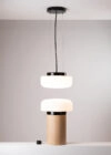 Solenne porcelain light collection by Kauppi & Kauppi for Ifö Electric featuring translucent ceramic forms