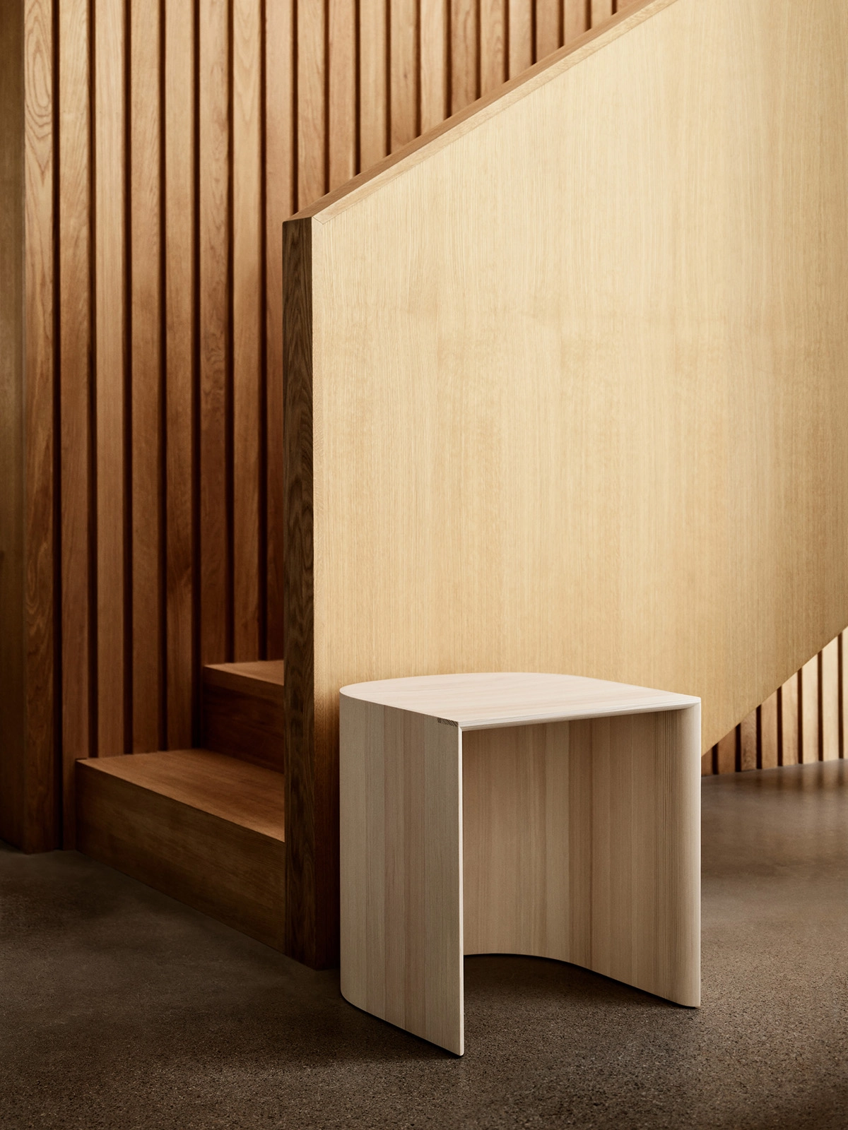 Taburet stool by Cecilie Manz for Fritz Hansen featuring minimal design with essential form and proportions