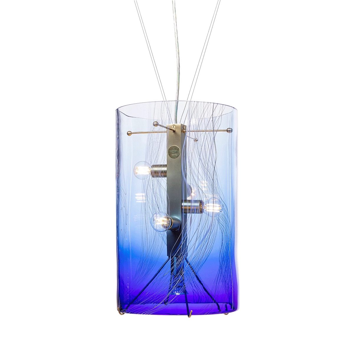 Lykta chandelier by Jonas Bohlin and Ann Wahlström for Örsjö Belysning displaying elegant illumination and artistic design elements