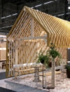 Moiré pavilion and weather shelter from Nola, design by Mattias Rubin De Lima