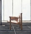 Historic Trienna armchair originally designed by Swedish architect Carl-Axel Acking reissued by Verk