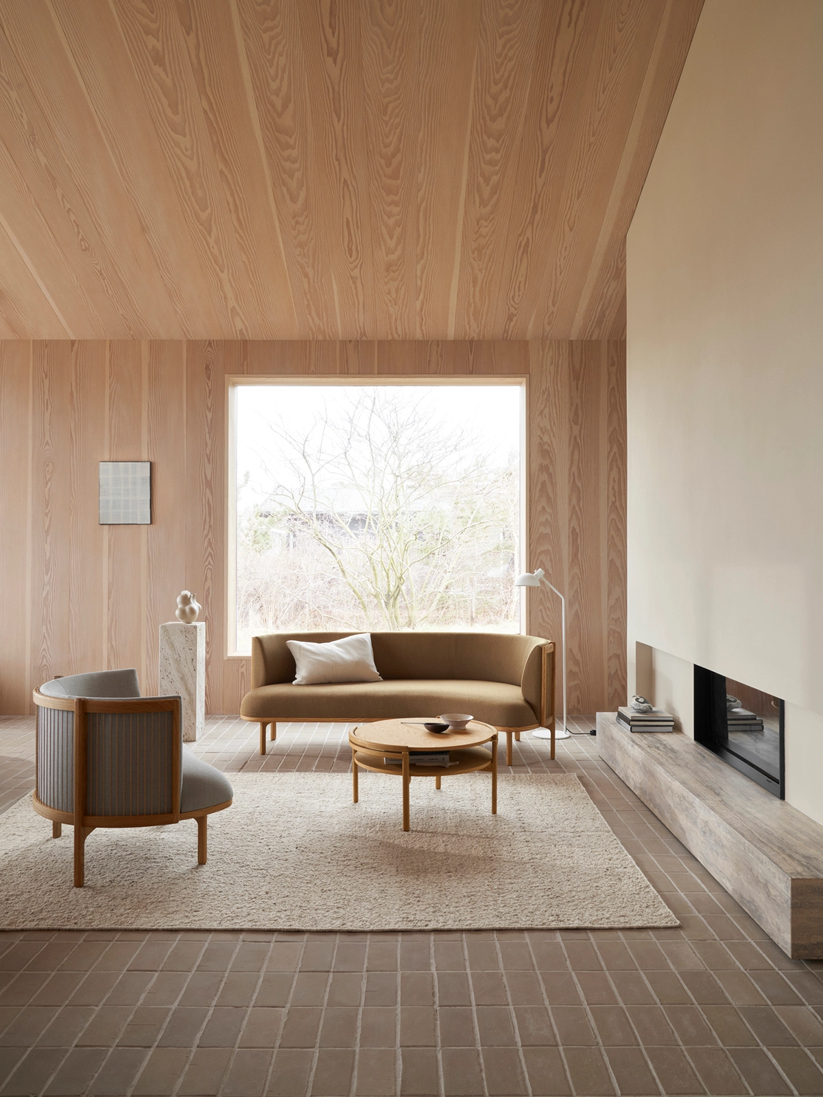 Expanded Sideways series by Rikke Frost for Carl Hansen & Søn with new lounge chair and coffee table