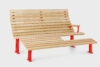 Sustainable Svanen-certified Kajen sofa by Nola showcased at Nordbygg exhibition
