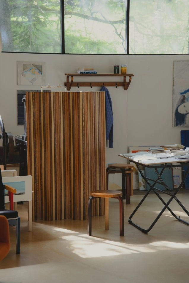 Artek furniture collection reimagined with Paul Smith's colorful design approach