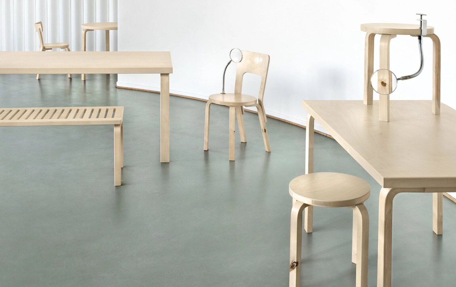 Artek Finnish design company Alvar Aalto furniture Nordic design heritage sustainable lighting accessories Helsinki showroom