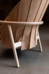 Detail of HIDAHIDA showing distinctive joinery that combines Japanese-inspired structure with Swedish craftsmanship tradition