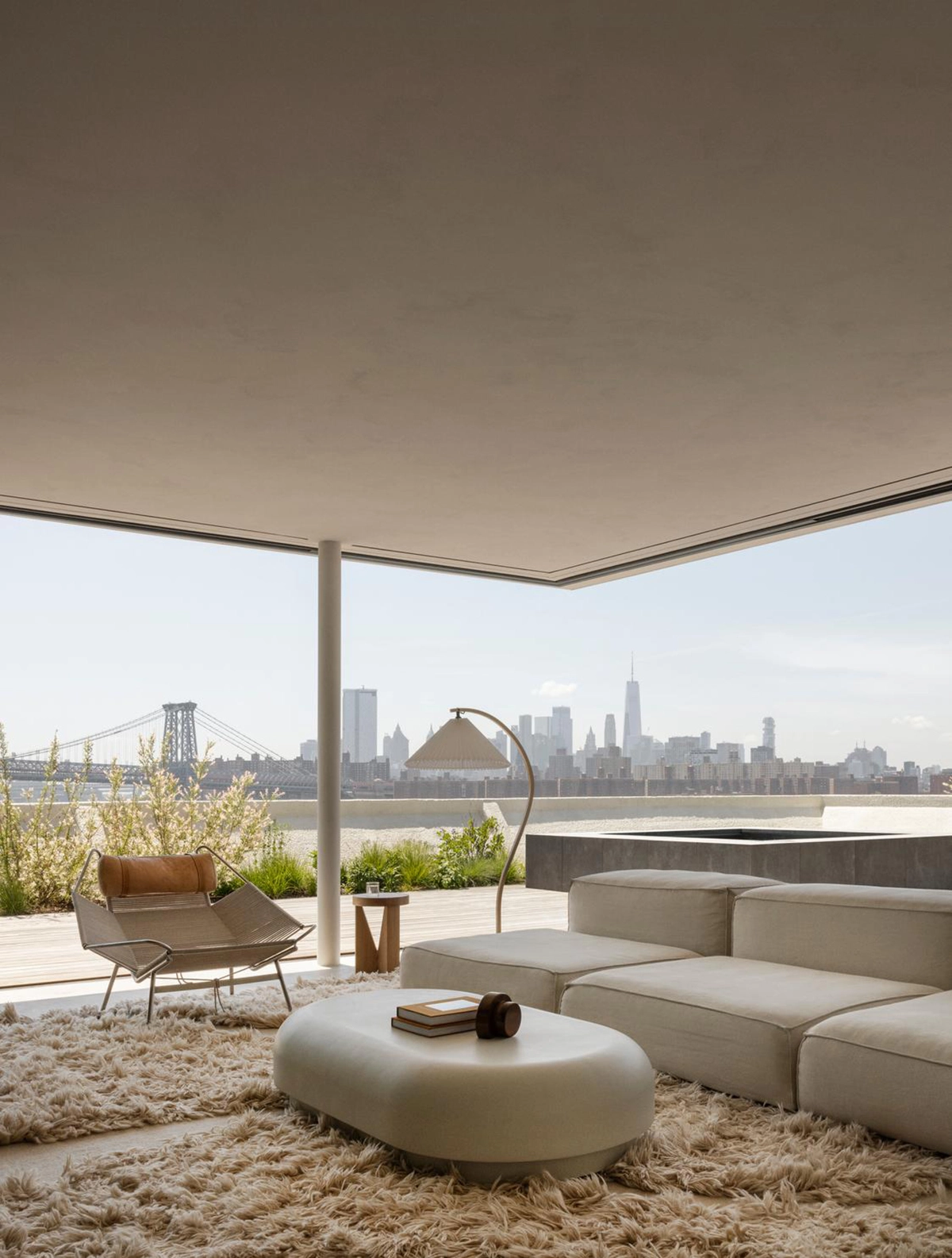 Kent Avenue Penthouse by Norm Architects featuring Brooklyn industrial elements with Scandinavian minimalist design approach