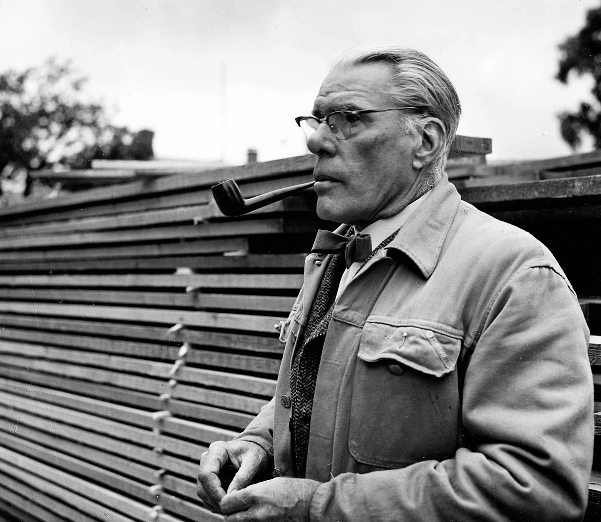 Mogens Koch's distinctive modular bookcase system now produced by Fredericia maintaining the Danish design icon's legacy