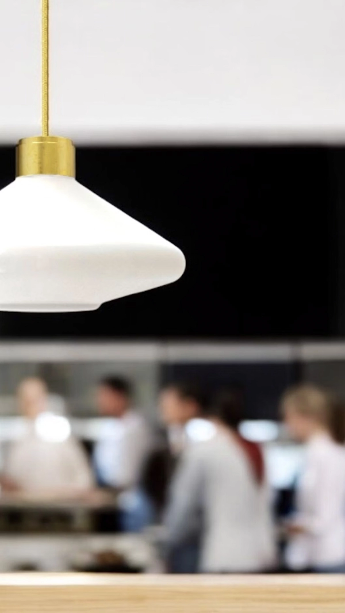 VOLVER lighting by Daniel Lavonius Jarefeldt for Örsjö featuring symmetrical design elements with elegant proportions