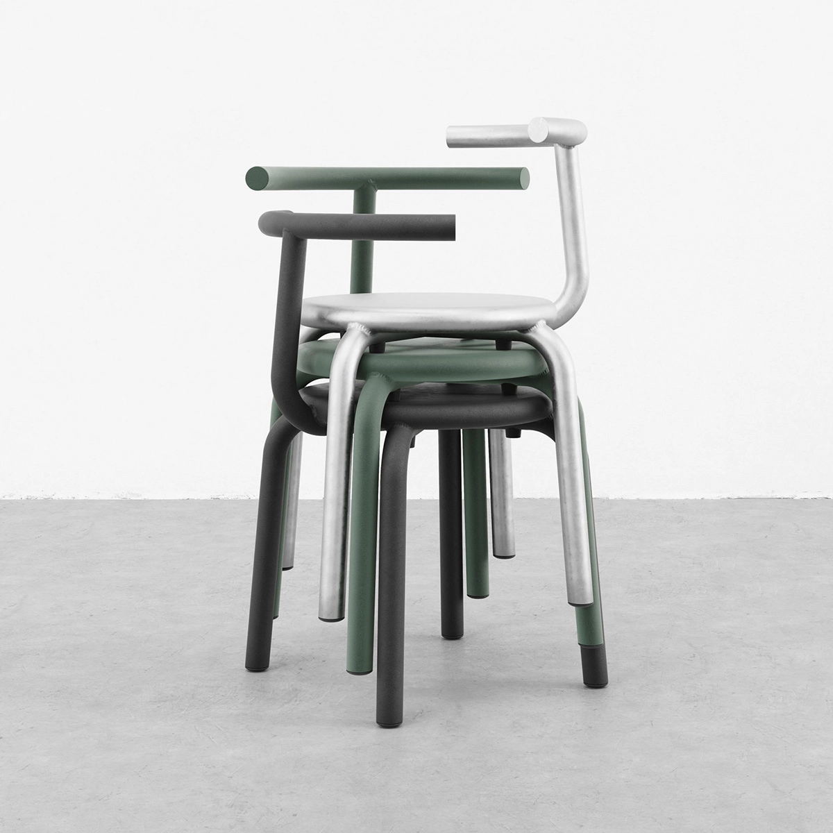 TORNO collection by Form Us With Love for Hallé featuring minimalist tables with distinctive turned wood elements