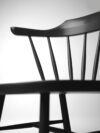 Relaunched Småland Bistro chair by Yngve Ekström featuring its signature forward-leaning legs and backward-angled back in Stolab's authentic Swedish craftsmanship