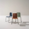 Aava 02 chair by Antti Kotilainen for Arper, featuring recycled polypropylene in new sustainable colorways