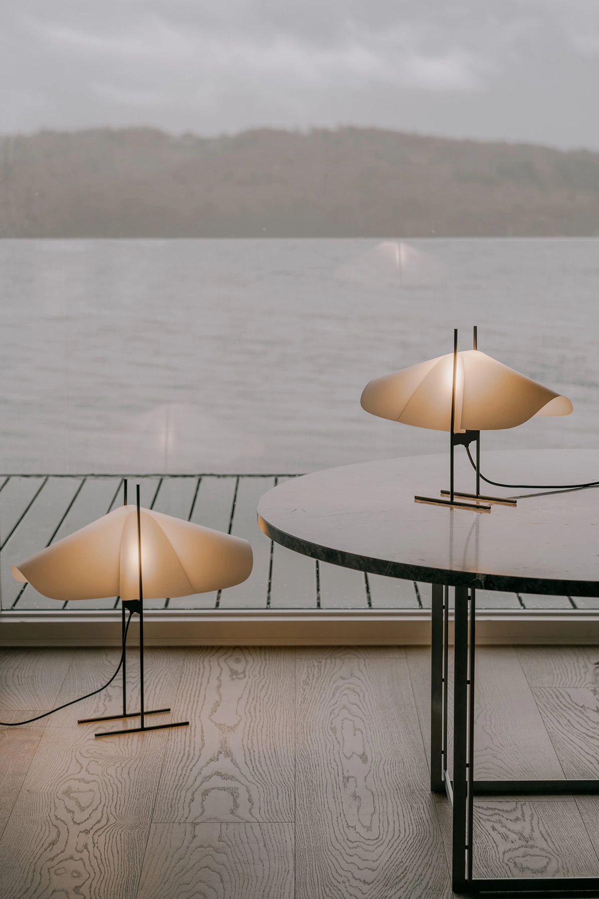 CHO butterfly lamp collection by Ernst Bartholin Jensen nominated Bo Bedre Design Awards 2024 table floor lamp versions