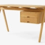 Daystak Table RD2-RD3 w. Daystak Desk Drawer_Beech_Angled front
