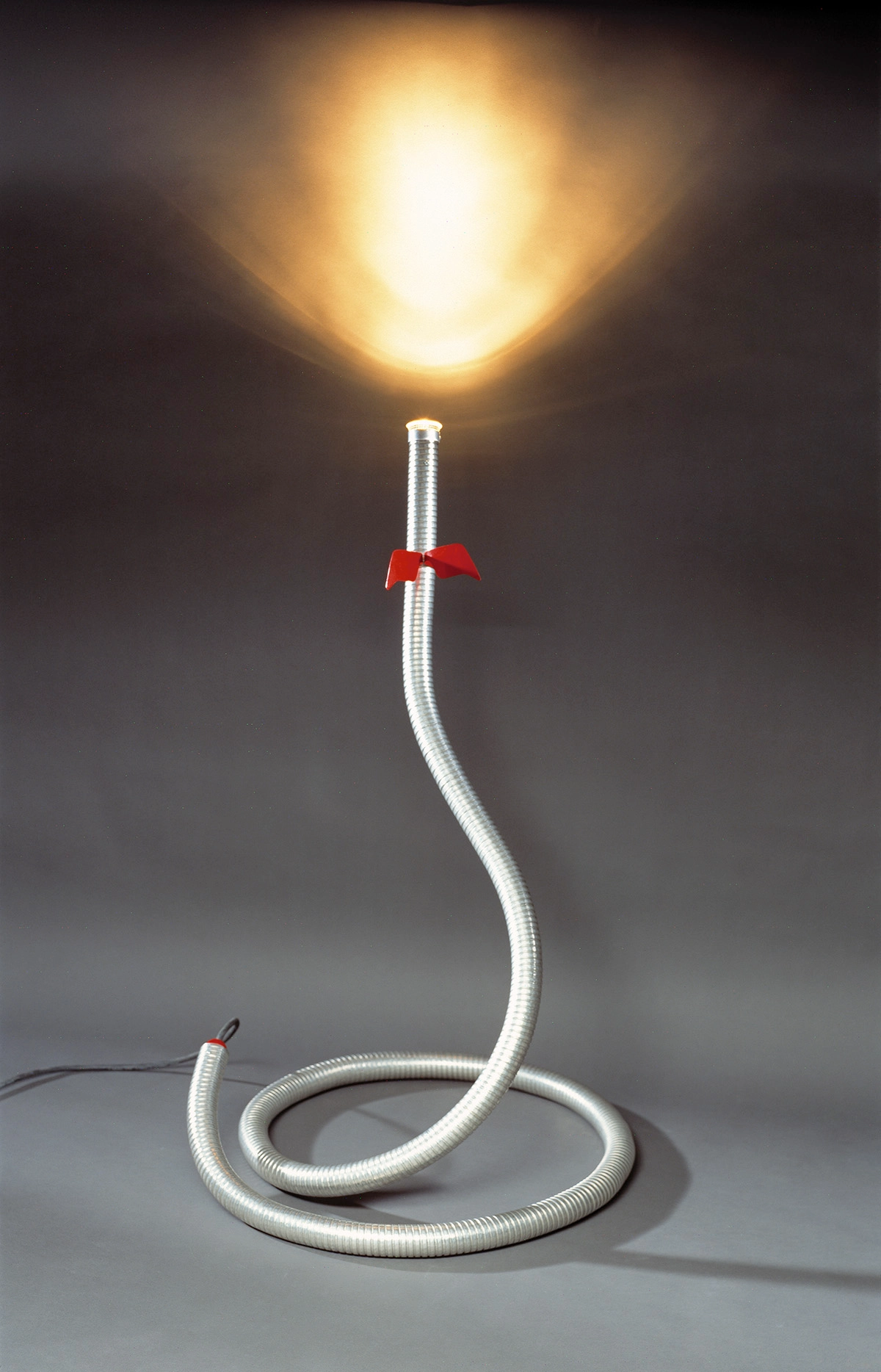 Draken lamp by Sigurdur Gústafsson Källemo 2000 serpentine snake-inspired lighting design organic form