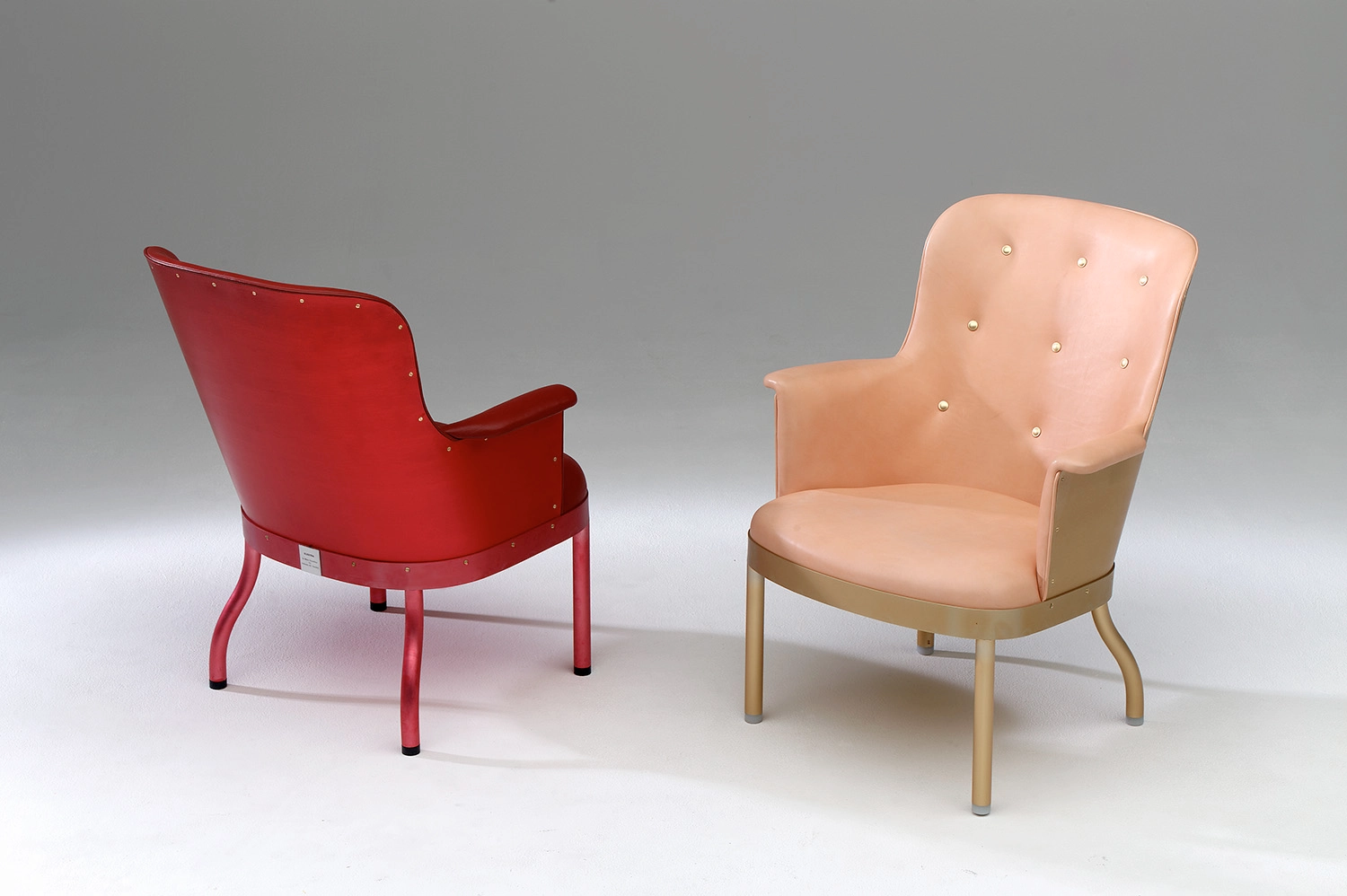 Mats Theselius Elektra easy chair Källemo anodized aluminium frame leather Swedish design 2001