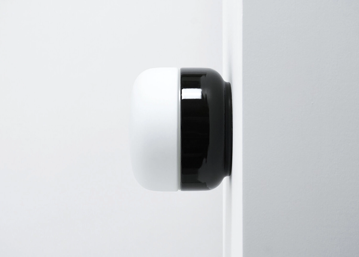 Ohm Wall light fixture by Kauppi & Kauppi for Ifö Electric featuring white porcelain design and modular construction
