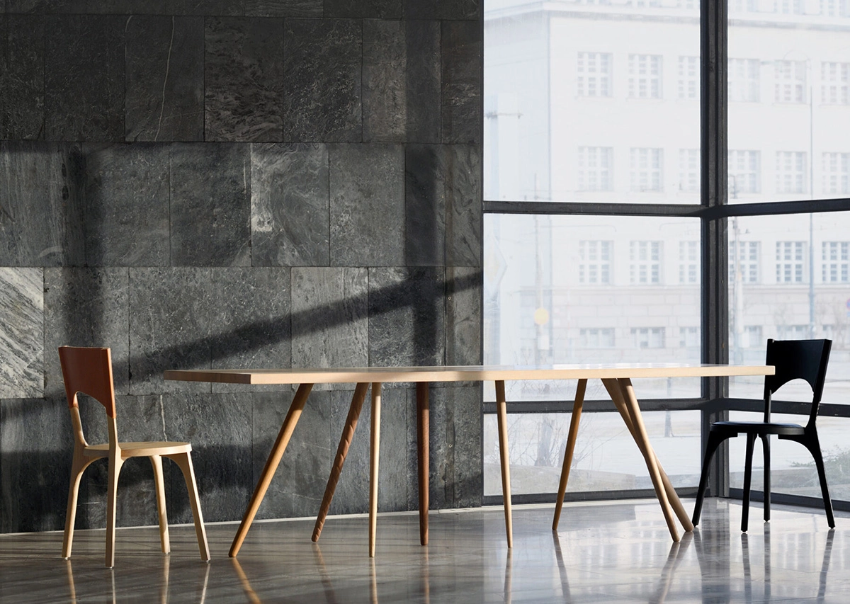 Branchmark 8 Table Gert Wingårdh Sara Helder Zanat Interior Innovation Award 2015 winner hand-carved narwhal tusk inspired leg