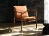 Igman Mini lounge chair Harri Koskinen Zanat compact design solid wood removable leather upholstery small space furniture