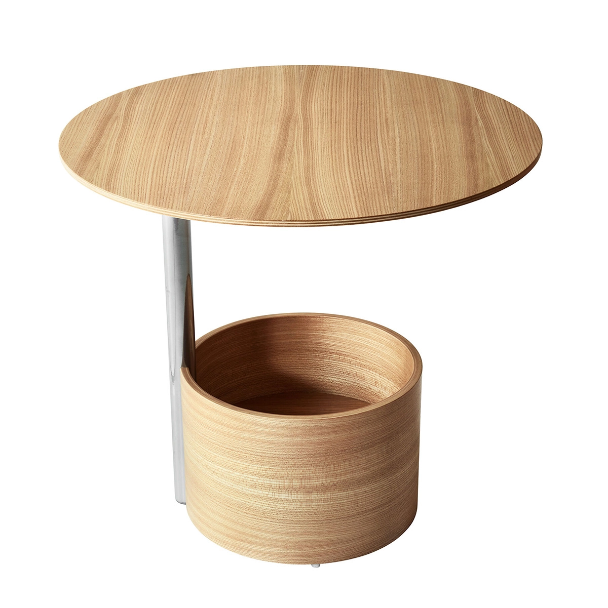 Antrei Hartikainen Parasol coffee table for Maze Interior featuring floating design with single metal leg support