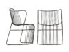 Kaskad steel furniture by Björn Dahlström for Nola featuring curved ribbons and water-inspired flowing design