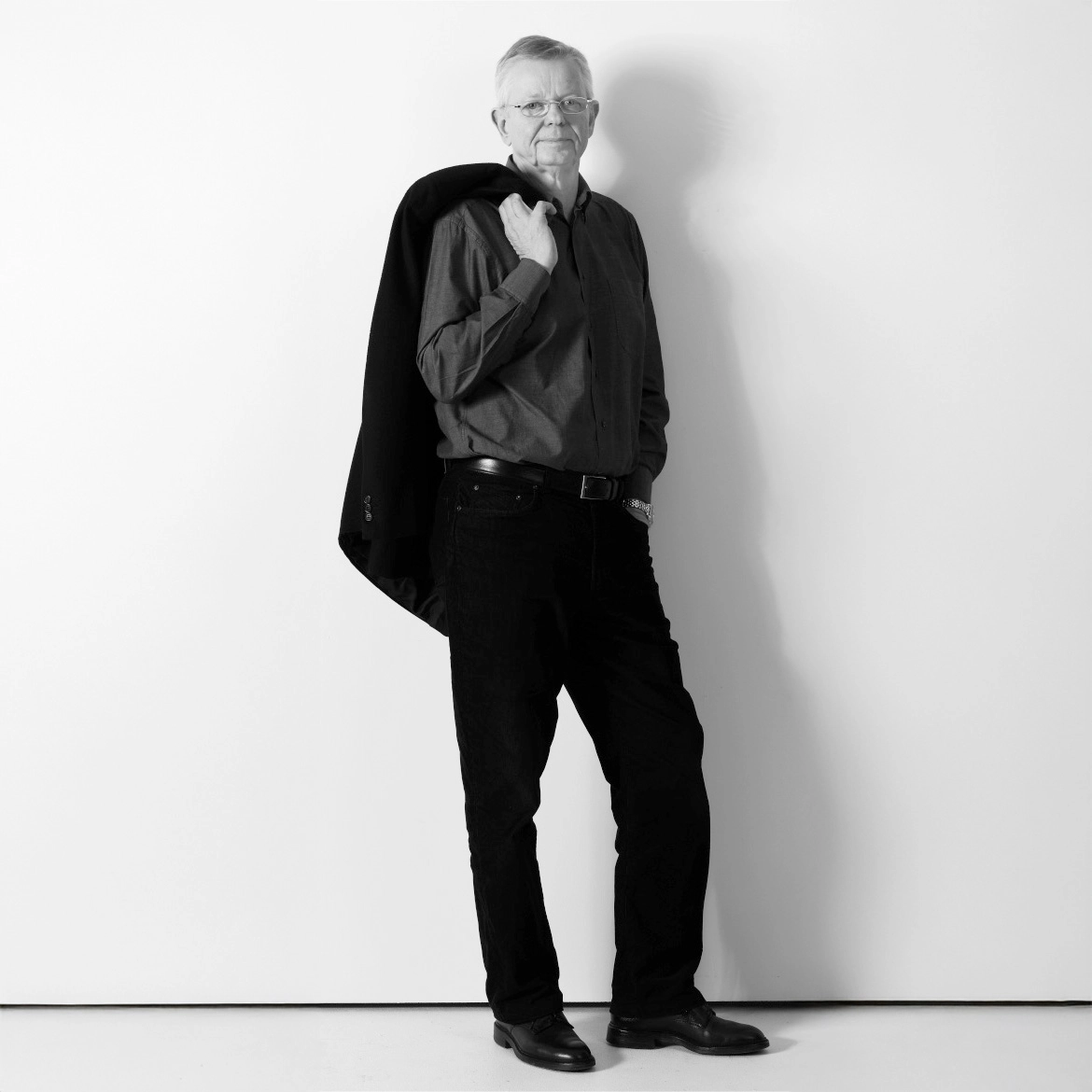 Swedish designer Ruud Ekstrand portrait founder Ruud Ekstrand Design AB Malmö 1943 furniture design studio workspace