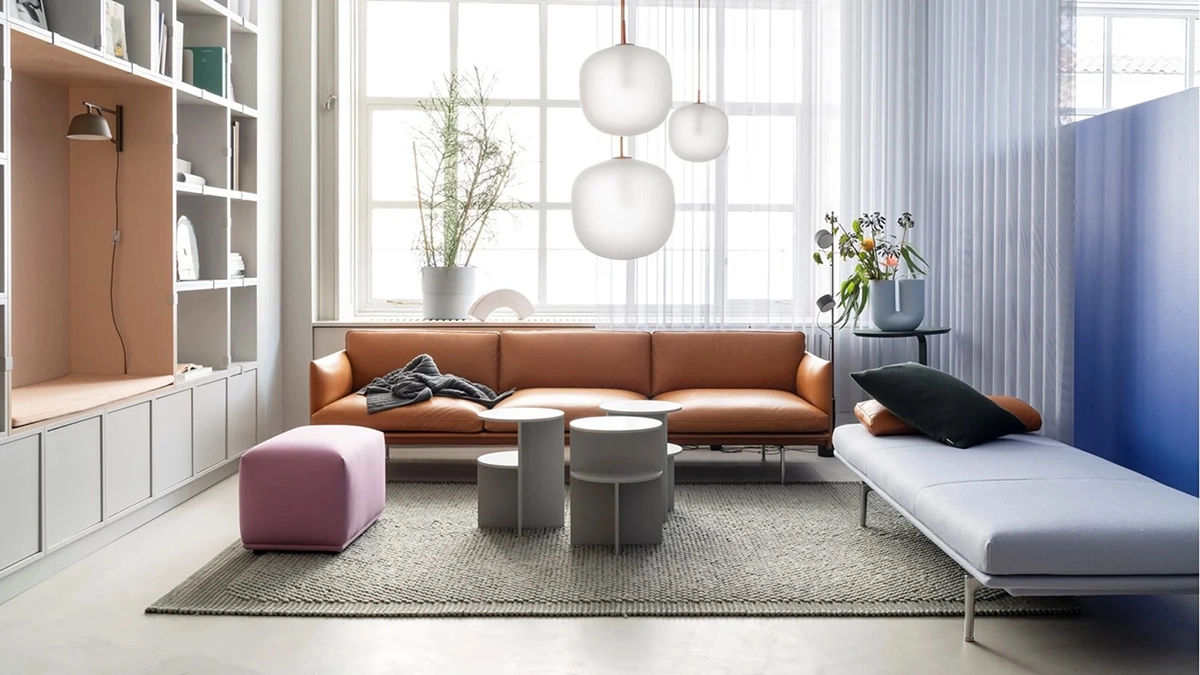 Muuto Danish design brand contemporary Scandinavian furniture innovative lighting sustainable Nordic design modern collections