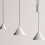 Compass Pendant brushed alu collection