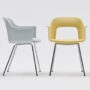 Layout Armchair 213 chromed steel base family 01