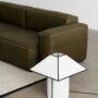 Mags Soft Low 2,5 Seater comb 1 Sense forest and beige stitches_Ava Pyramid Table Lamp 450