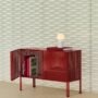 Perforated Cabinet S wine red_Apollo Portable 01