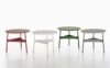 VELIT side table six color options ocean blue moss green olive green concrete grey white black