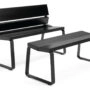 fat 2-seater w bench black