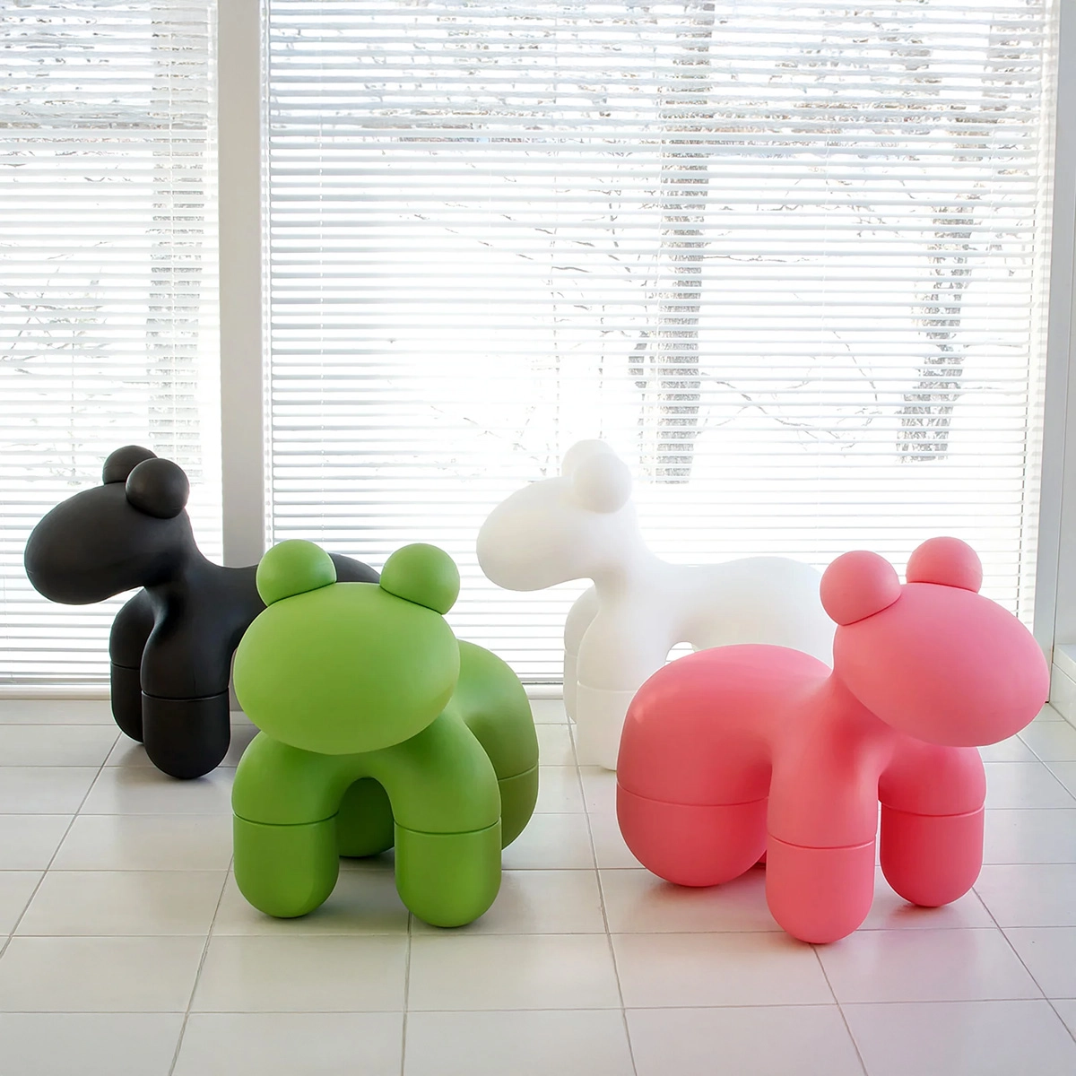 Eero Aarnio designed the Pony seat in 1972.