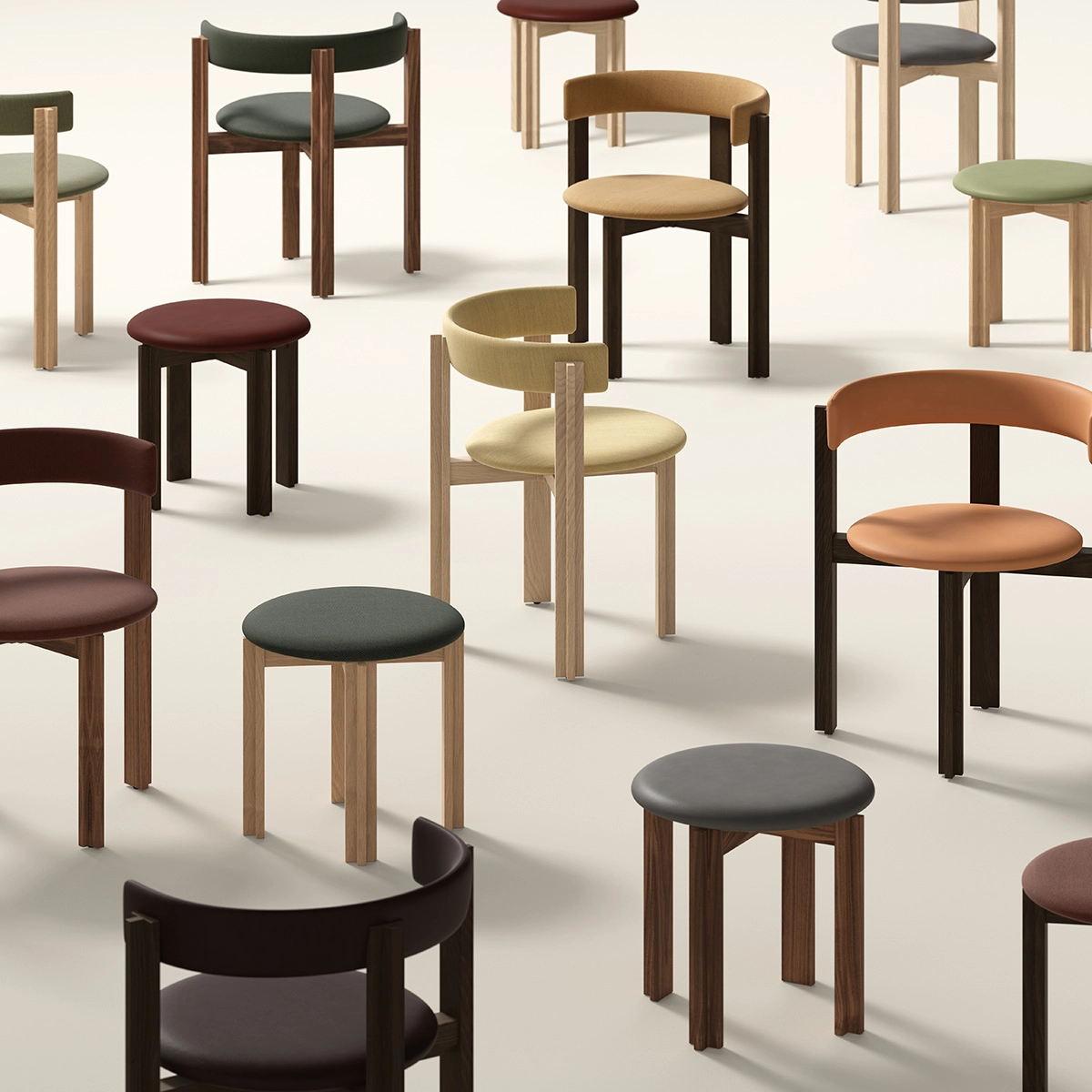 Bodil Kjær's PRINCIPAL chair for Karakter reimagined in all-wood version while maintaining original architectural presence